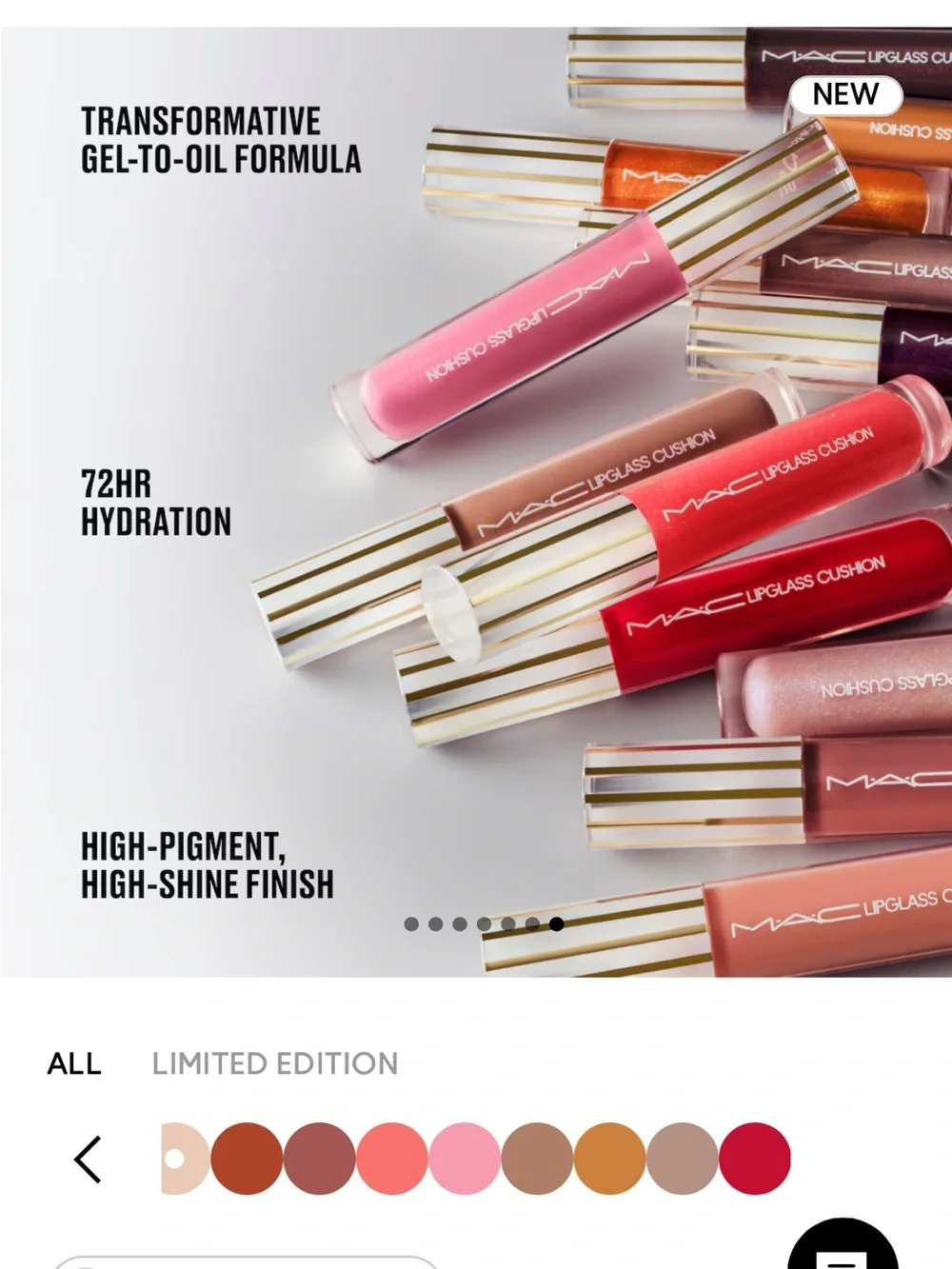 Mac high pigment lip oil